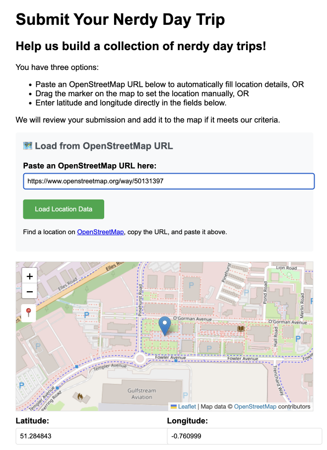 The new submission option